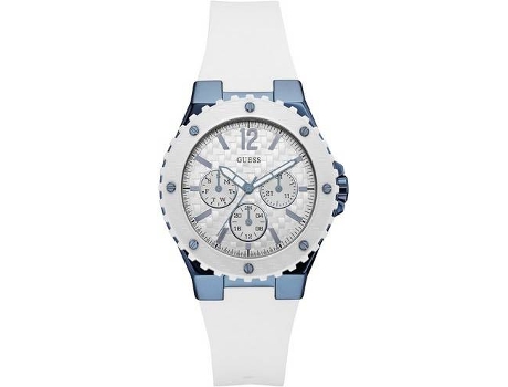 Reloj GUESS W0149L6 Mujer (Silicona - Blanco)