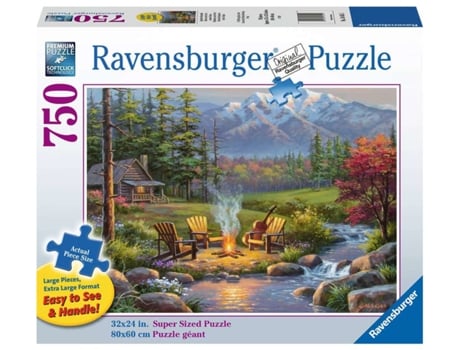 Puzzle RAVENSBURGER Riverside Livingroom rompecabezas 750 pieza(s) Paisaje