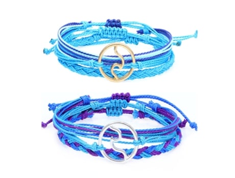 Juegos De Pulseras Ajustables, Regalo De Playa De Verano Para Mujeres, Hombres, Adolescentes, Niñas, Día De San Valentín, Estilo 1 ZMDECQNA 2 Un