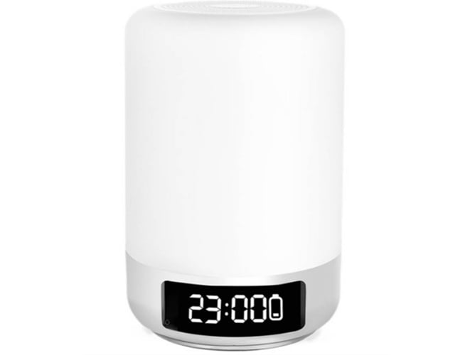 Despertador WJS Bluetooth Multifuncional (Blanco)