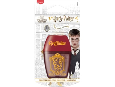 Sacapuntas Con Y 1 agujero harry potter maped etiquetador para niños diseño licencia oficial gryffondor embalaje reciclable