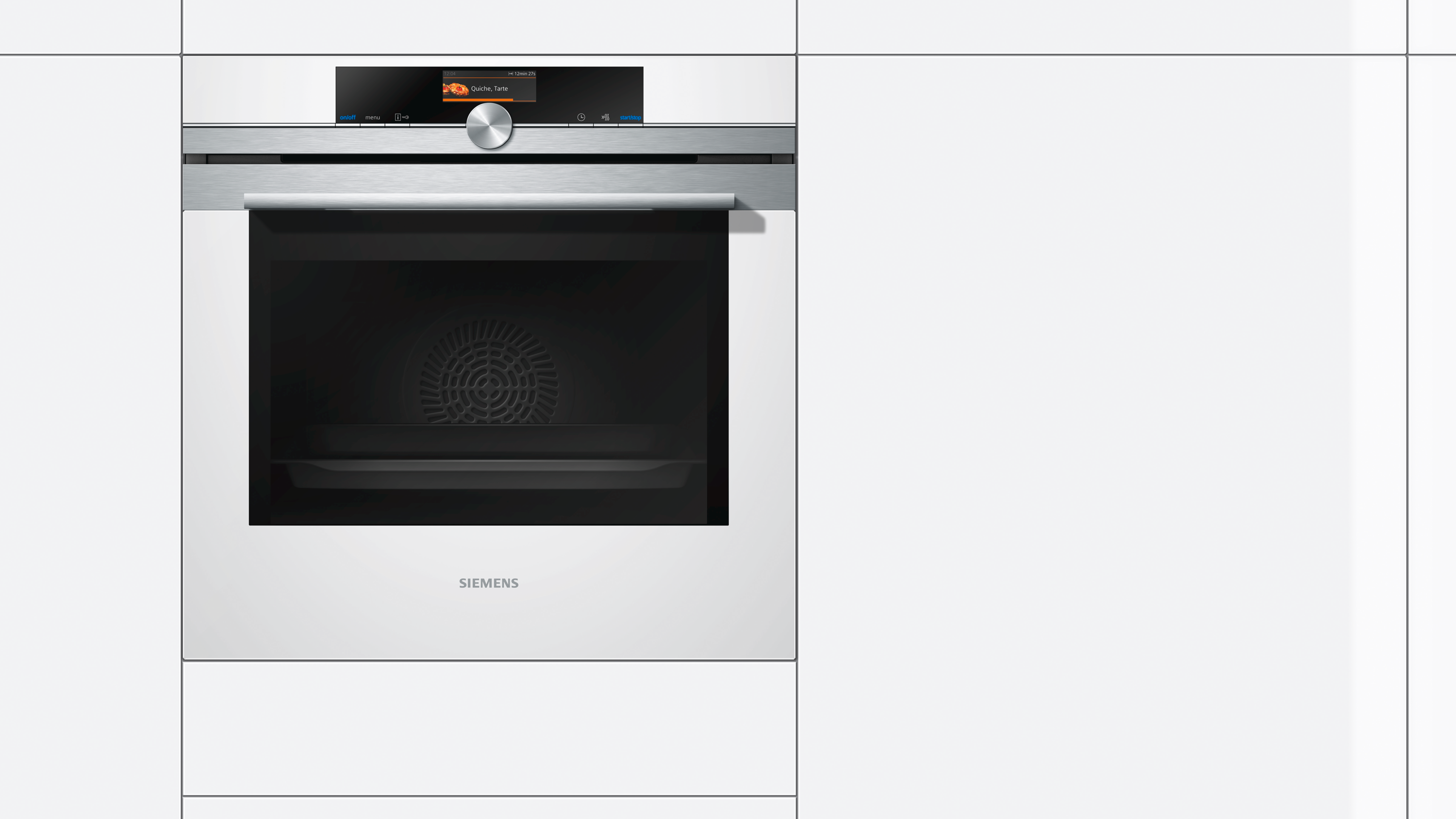 Horno SIEMENS HB676G0W1 (71 L - 59.5 cm - Pirolítico - Blanco)