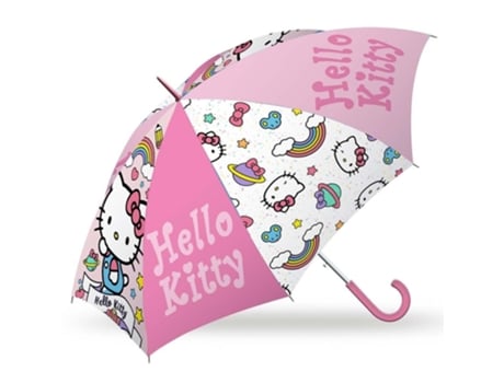 Paraguas HELLO KITTY textil (Rosa)