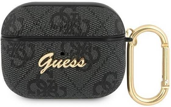 Guess Guap4gsmk Funda para airpods pro gris 4g script metal collection carcasa apple diseño logo