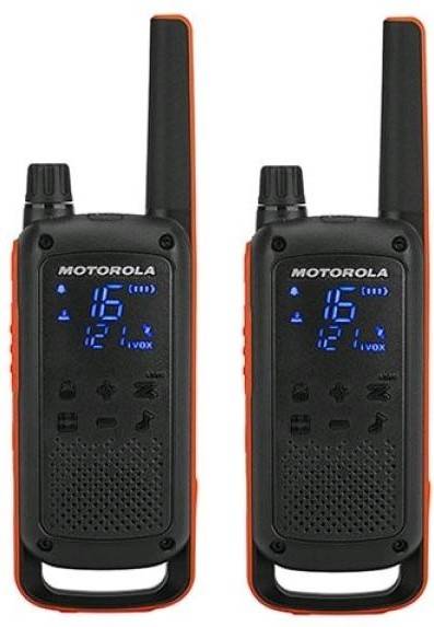 Walkie-talkie MOTOROLA T82 Duo (8 Canales - 10 Km - Hasta 18h de autonomía - Negro)