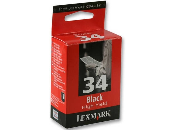 Cartucho de tinta LEXMARK Lexmark 34XL Original Negro 1 pieza(s)