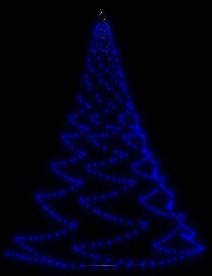 Árbol de Navidad VIDAXL 260 LEDs (Azul - 300 cm)