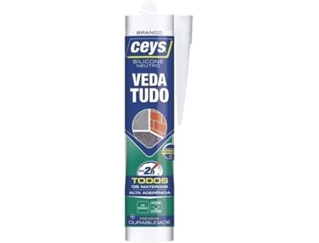 Ceys Silicona Sellatodo multiusos secado xpress antimoho blanco 280 g sellaceys