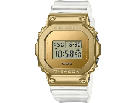 Reloj Digital CASIO G-Shock Hombre (Acero y Resina - Blanco)