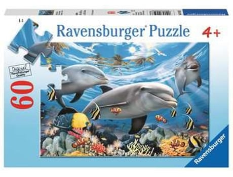 Puzzle RAVENSBURGER Caribbean Smile rompecabezas 60 pieza(s) Animales