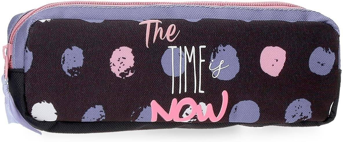 Estuche ROLL ROAD  The Time Is Now Negro (22x7x3 cm)