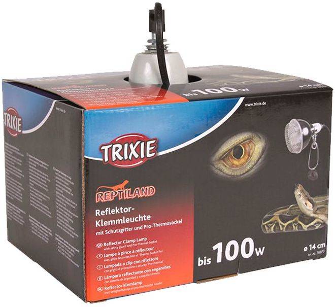 Reflector con Malla Protectora para Reptiles TRIXIE (14 x 17 cm)