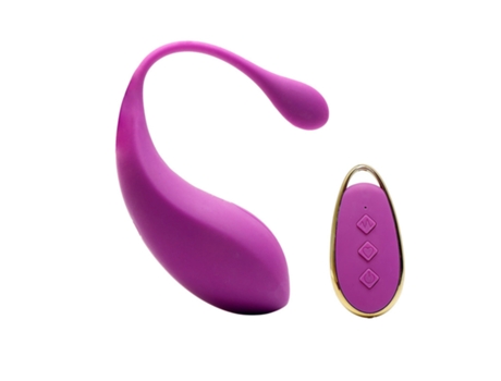 Vibrador de masaje portátil con control remoto inalámbrico con 12 vibraciones para mujeres (púrpura) VEANXIN