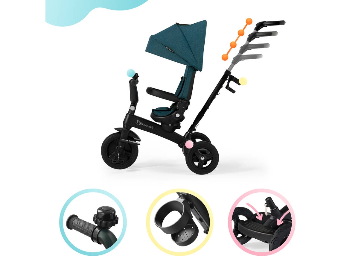 Triciclo Kinderkraft Easytwist/Triciclo bebé/Kinderkraft Easytwist