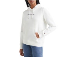 Sudadera TOMMY JEANS Dw0Dw14362 Mujer (Algodón - Blanco - M)