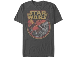 Camiseta Unisexo DEEPSTONE The Rise Of Skywalker Retro Knights Of Ren Star Wars Carbón (L)