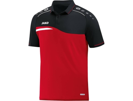 Polo para Hombre JAKO Competition 2.0 Negro, Rojo para Multideportes (S)