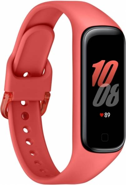 Pulsera de Actividad SAMSUNG Galaxy Fit 2 (Bluetooth - Hasta 21 días - Resistente al agua - Rojo)