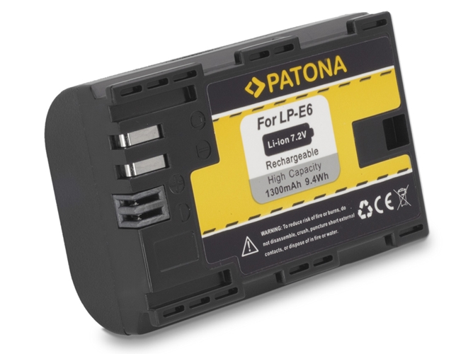 Batería Patona para Canon LP-E6 1300mAh