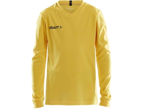 Camiseta de Hombre para Fútbol CRAFT Squad Solid Amarillo (12/14 Años)