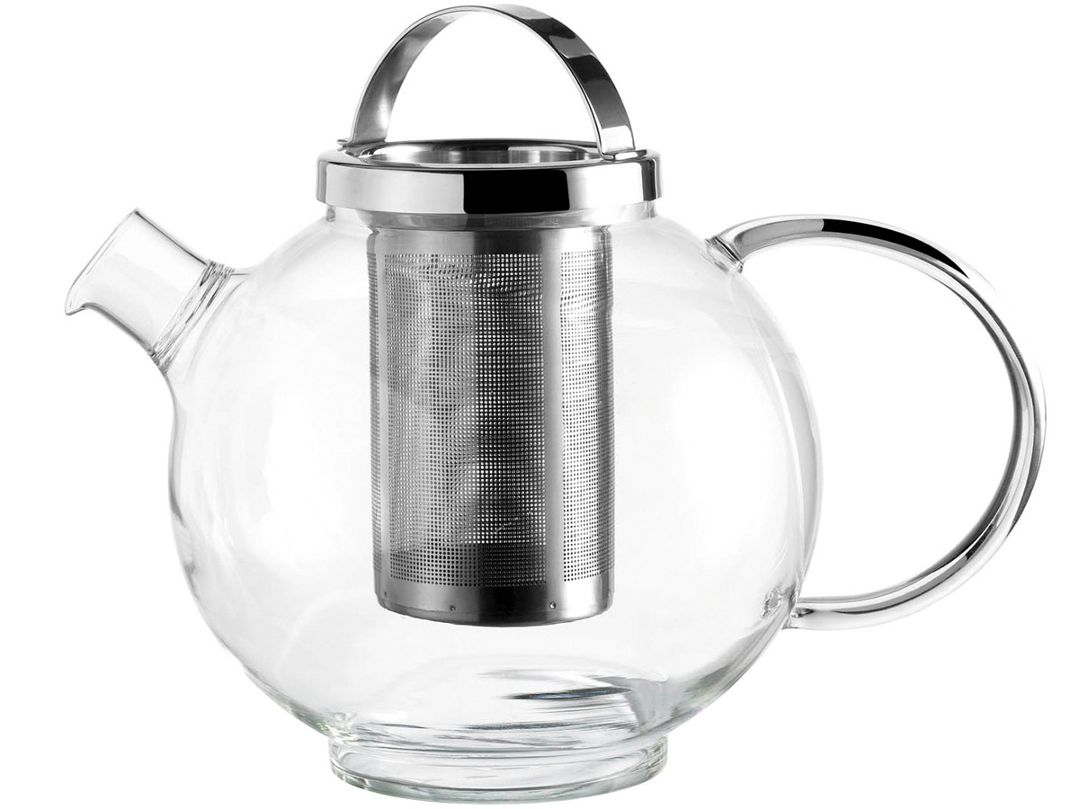 La Cafetière Darjeeling 600ml glass teapot with infuser basket tetera transparente