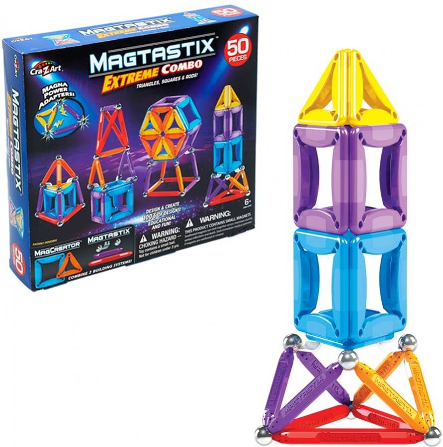 Crazart Magtastix Extreme 50 piezas juego de combo 44807 colormodelo