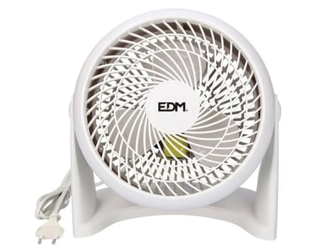 Ventilador 2 En 1 (Piso Y Pared) EDM Blanco 50W 18 Cm