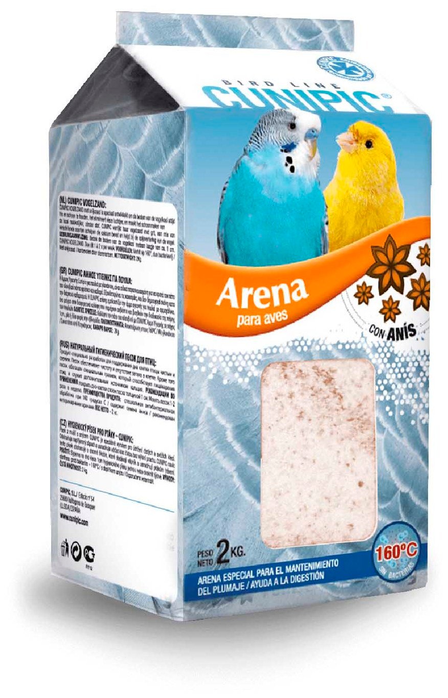 Sustratos de Pájaros Exóticos CUNIPIC Arena con Anis (2 Kg)