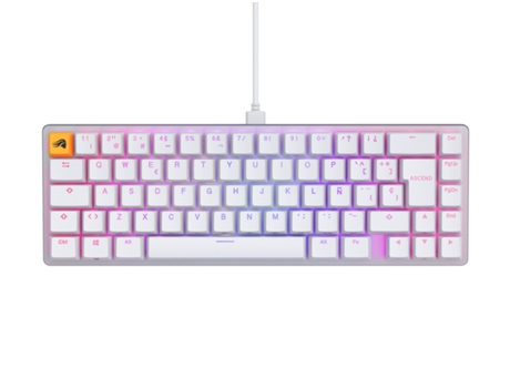 Teclado GLORIOUS PC GAMING RACE Blanco