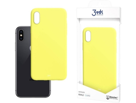 Funda Apple iPhone X/Xs 3MK Lisa (Limón)