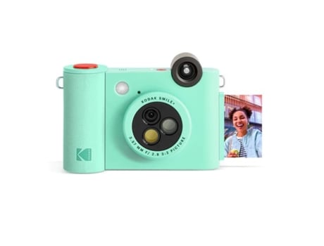 Cámara Digital KODAK SMILE (Verde - Bluetooth)