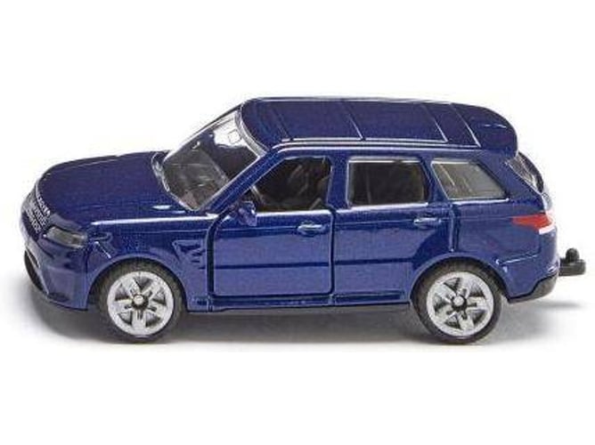 Siku 1521 Range rover metalplástico azul enganche para remolque compatible con otros modelos de la misma escala