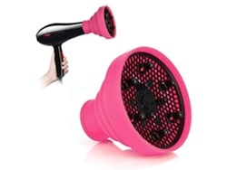 JEDBESETZT Accesorio difusor para secador de pelo plegable universal, herramienta ligera a nivel de salón, secadores de pelo, color rosa CUICH