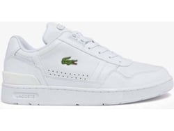 Zapatillas LACOSTE T-Clip Hombre (42 - Blanco)