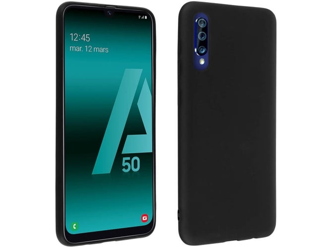 Carcasa Samsung Galaxy A50 AVIZAR Silicona Negro