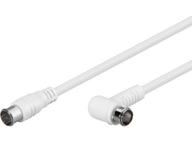 Cable de Antena GOOBAY (Coaxial - 2.5 m - Blanco)