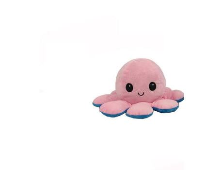 Peluche AEA Pulpo Doble Cara Rosa y Azul (Edad Mínima: 3 anos - 20 x 10 cm)