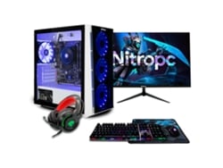 Desktop Gaming NITROPC Pack Bronze (AMD Ryzen 5 4650G - AMD Vega 7 - RAM: 16GB - M.2 1TB - Windows 11 - 24")