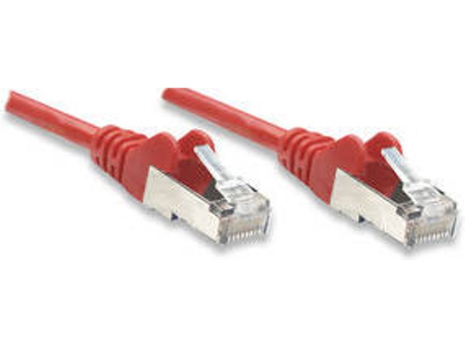 Cable INTELLINET (RJ45 - 10 m - Rojo)