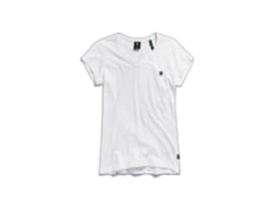 Camiseta para Mujer G-STAR (M - Blanco)