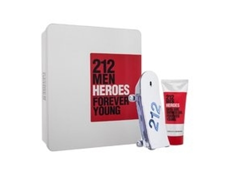 CAROLINA HERRERA - 212 Men Heroes Gift set EDT 90 ml and shower gel 100 ml90ml