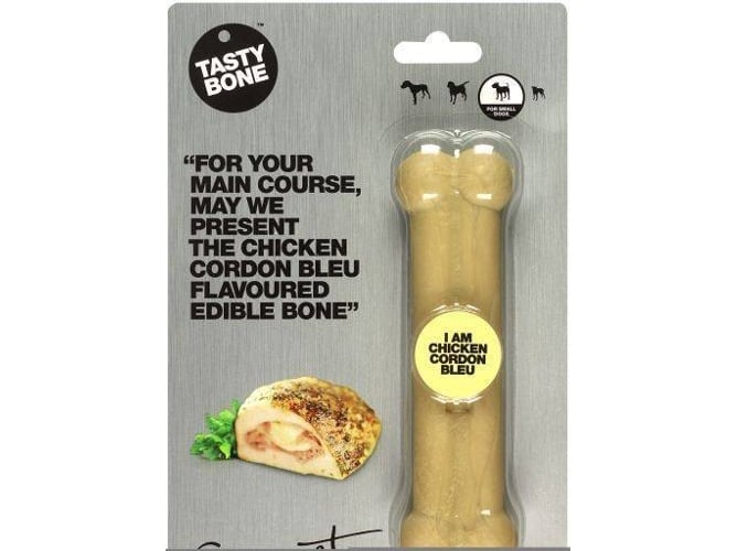 Hueso para Perros TASTY BONE Gourmet Edible Chicken Cordon Bleu