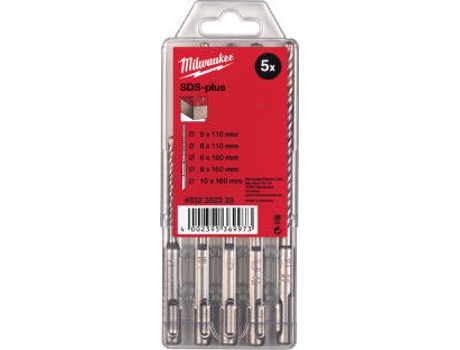 Estuche de Brocas MILWAUKEE SDS-PLUS MS5-5 PEÇAS