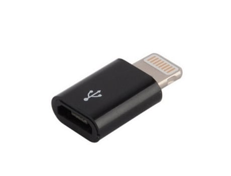 Adaptador Micro Usb Lightning NORTHIX Negro