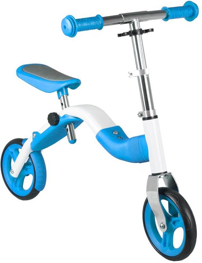 Bicicleta Infantiles ANLEN 2 In 1 (Talla: Única - Blanco y Azul)