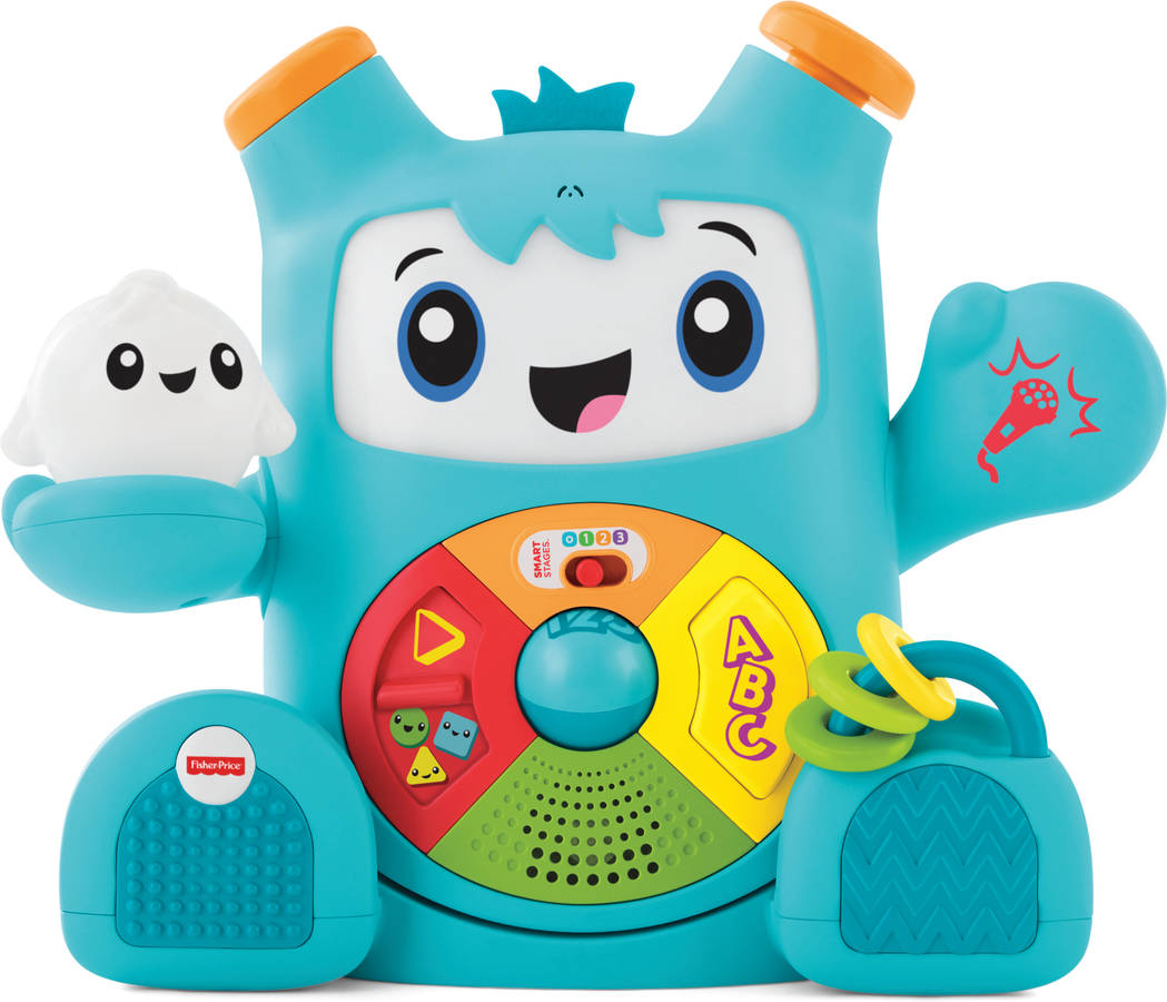 Fisherprice Rockit Juguete electrónico educativo para niños partir de 6 meses con y sonidos italiana multicolor mattel italy fxd04