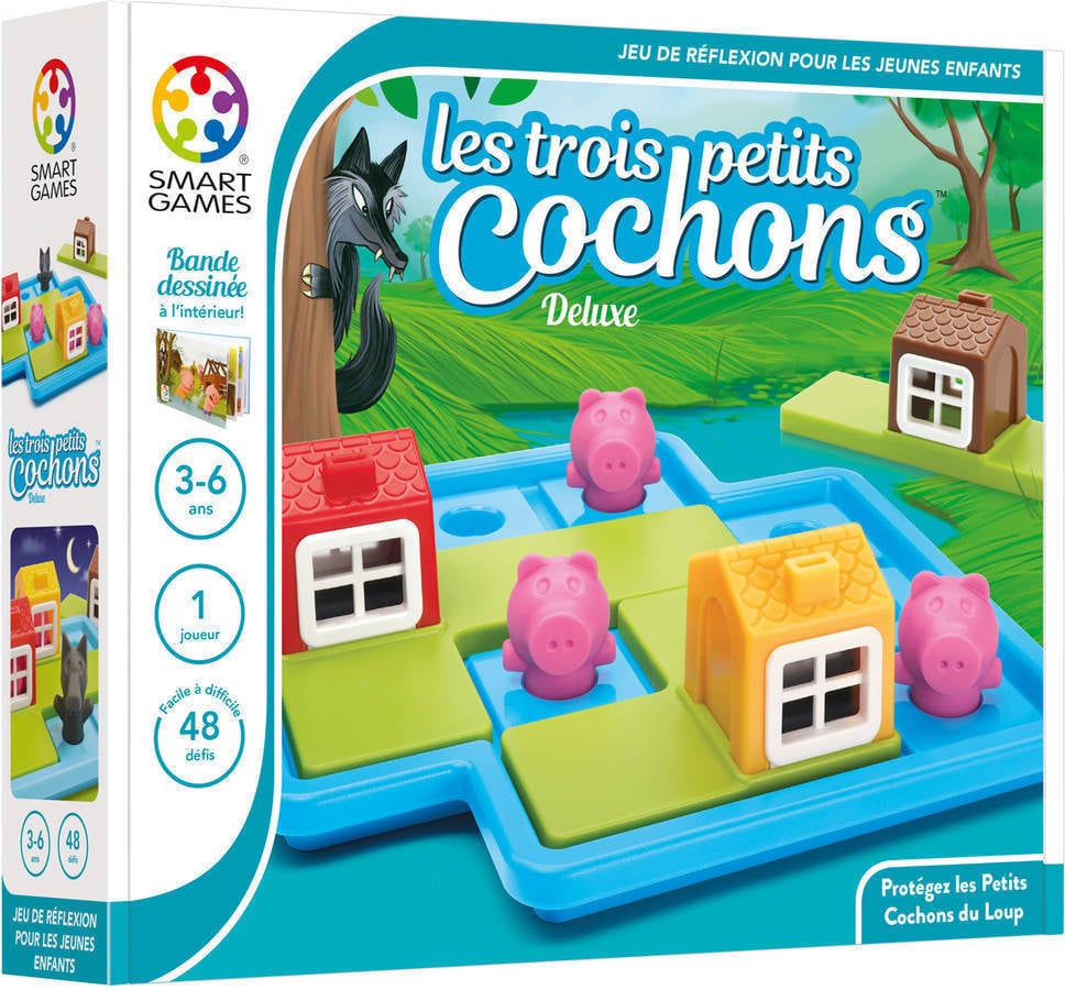 Juguete Educativo SMARTGAMES Les Trois Petits Cochons - Deluxe