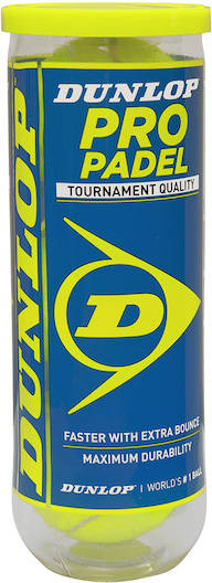 Pelota de Padel DUNLOP Pro de Padel (3un)