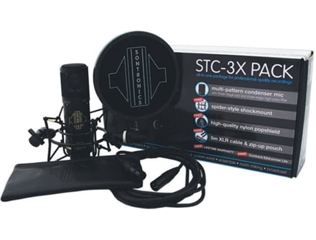 Micrófono SONTRONICS Pack Stc-3X Black