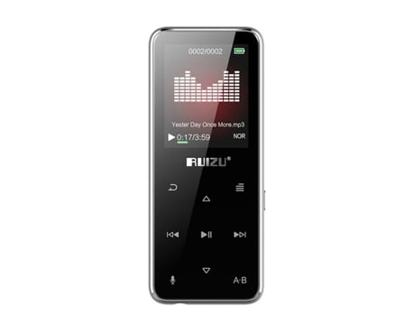 Lector de Música 8Gb Mp3 Mp4 Ruizu X16 Bluetooth